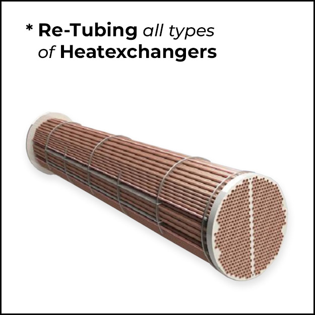 Re Tubing, Repair & Maintinance Heat <i class='fa fa-long-arrow-right color'></i>